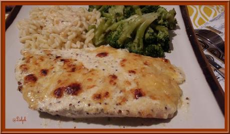 Suprêmes de poulet gratinés à la moutarde