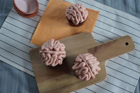 cupcakes cervelle Halloween