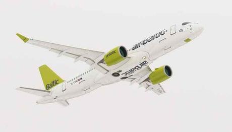 AirBaltic accueille le 1er Bombardier CS300