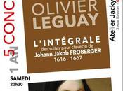 Samedi décembre L'intégrale suites pour clavecin Froberger Olivier Leguay Oyonnax
