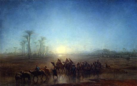 francois_pierre_bernard_barry_-_the_caravan_egypt_1863