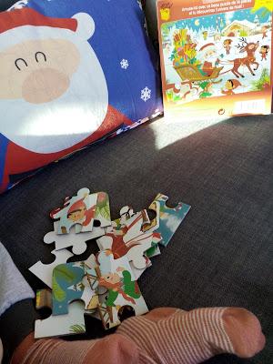 attendant Noël puzzle 