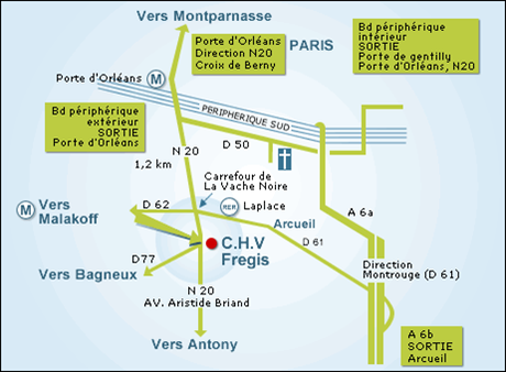CHV FREGIS (centre hospitalier vétérinaire )aux portes de Paris à Arcueil 94110 ouvert 24H/24H  7/7