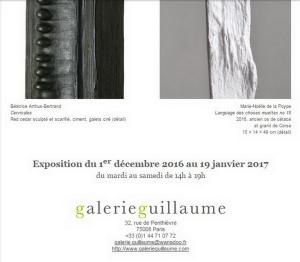 Galerie GUILLAUME « Verticales » Sculptures récentes- Béatrice Arthus-Bertrand & Marie-Noelle de la Poype capture-jpgabau8