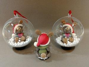 Boule de Noël avec renne