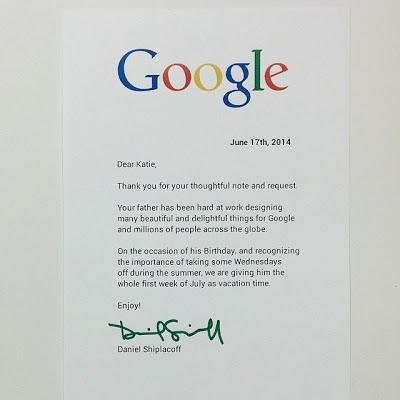 Une petite fille a écrit une lettre à Google pour aider son père, et la réponse était magnifique !
