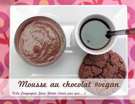 Mousse au chocolat #vegan