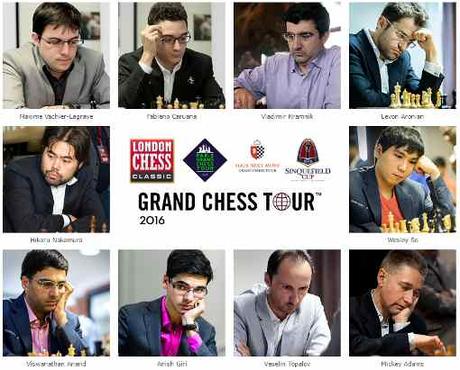 Les participants au London Chess Classic 2016