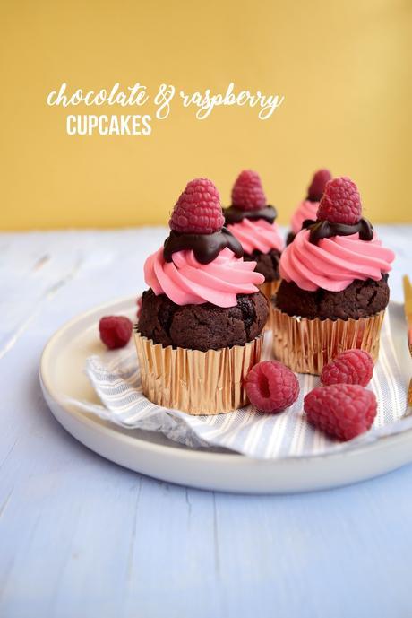 Cupcakes framboise chocolat