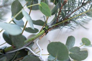 DIY Couronne de Noël Eucalyptus et/ou Sapin