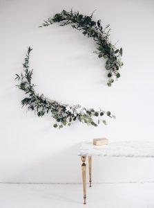 DIY Couronne de Noël Eucalyptus et/ou Sapin