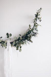 DIY Couronne de Noël Eucalyptus et/ou Sapin