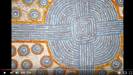 Le pointillisme dans l'art aborigène (ou dot-painting)