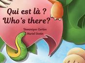 "Who's there?" Nouvel album bilingue Bilingual children book.