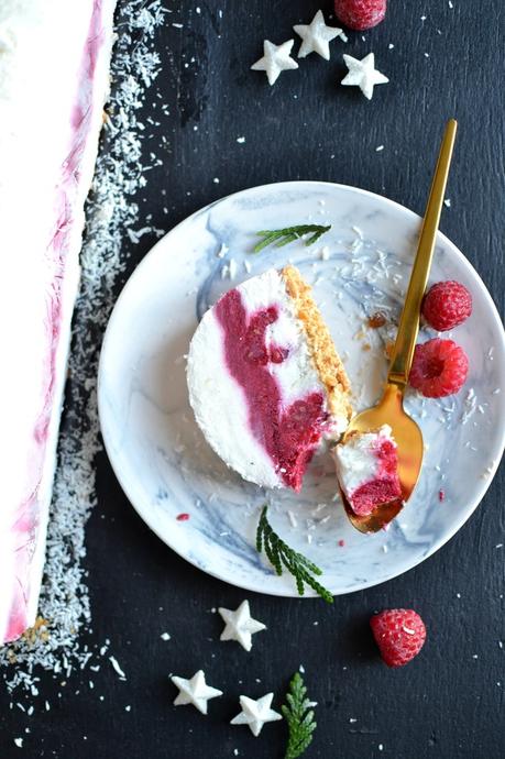 Bûche citron - framboise - coco