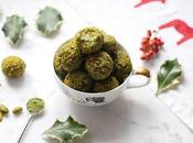 Truffes chocolat blanc, matcha pistaches [Pierre Hermé]