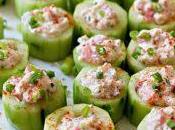 Concombre crabes aperitif