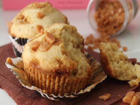 muffin aux pépites de caramel