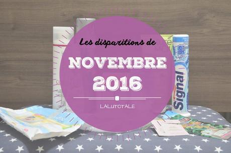 ✞ Les disparitions de Novembre 2016 ✞