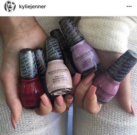 La collection de vernis à ongles Kylie Jenner pour Sinful Colors