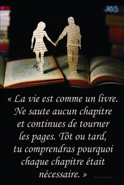 La vie est comme un livre