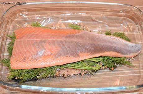 Saumon gravlax