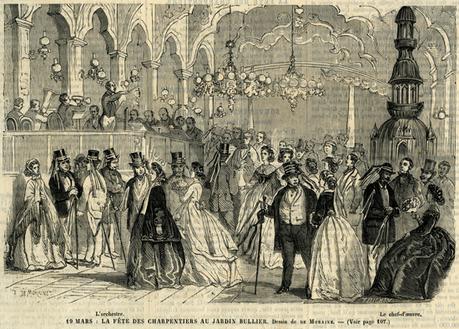 Le bal des Compagnons charpentiers de Paris en 1866