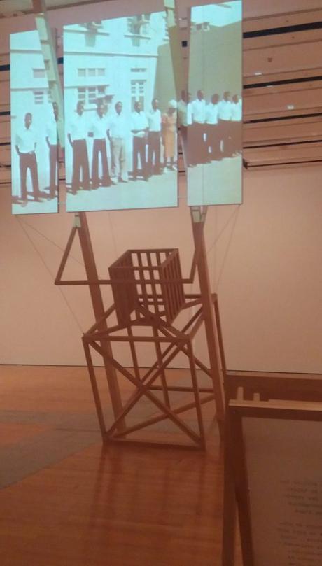 Angela Ferreira, For Mozambique (Model n.1 of Scrren-Tribune-Kiosk celebrating a post-independance Utopia), 2008