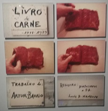Artur Barrio, Livro de carne, 1978, 6 photos 35x45cm