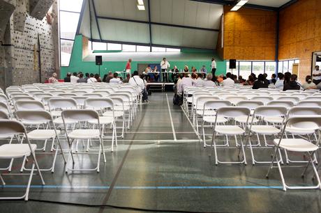 Pendant le débat. © E.R