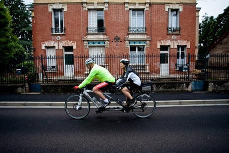 Retraite heureuse à bicyclette