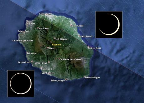 Suivez l’éclipse annulaire du Soleil en direct de La Réunion Suivez l’éclipse annulaire du Soleil en direct de La Réunion