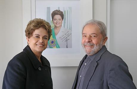 Dilma Rousseff et Lula, à Sao Paulo, le 10 juin (photo Ricardo Stuckert/Institut Lula).