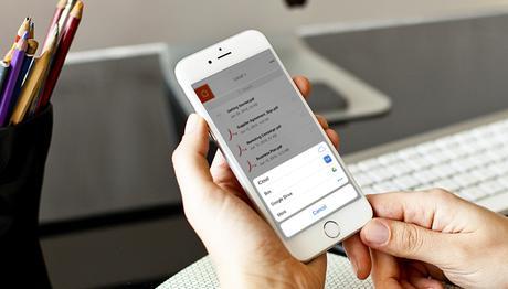 Les nouveautés d'Acrobat Reader Mobile sur iPhone