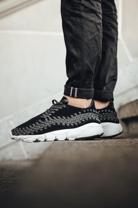 875797-001 nike air footscape woven nm black anthracite