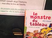 Chut enfants lisent monstre tableau
