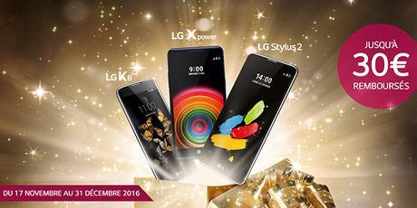 Un Noël très mobile : promotions smartphones LG