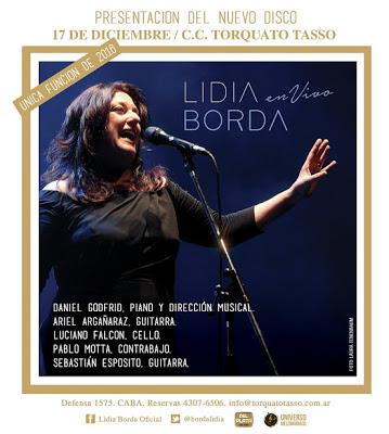 Lidia Borda présente son nouveau disque au Torquato Tasso [Disques & Livres]