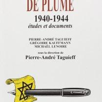 l-antisemitisme-de-plume-1940-1944-etudes-et-documents-taguieff