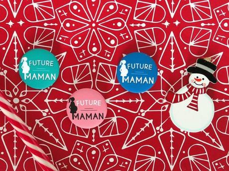 Future maman un badge déclencheur de courtoisie