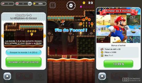 Essai de Super Mario Run, le premier jeu mobile (iOS) de Nintendo