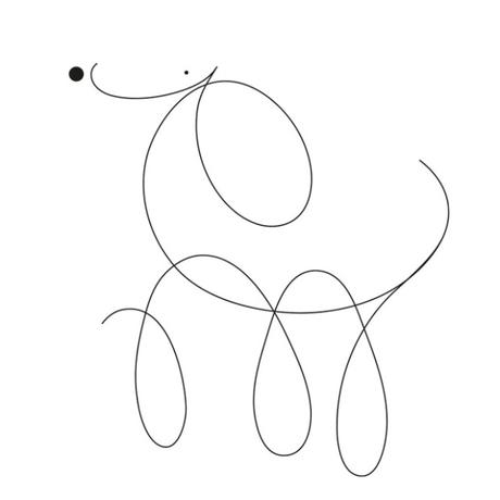 Une ligne et 2 points pour des illustrations minimalistes