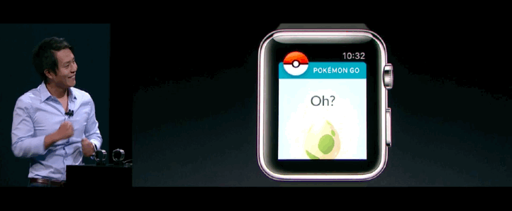 Pokemon Go sur Apple Watch