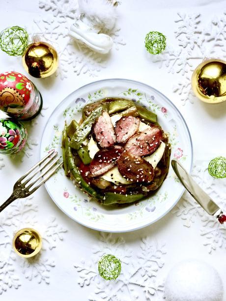 Il était une fois un “Bol renversé” de Noël…au filet de canard de Rouen, aux cèpes & aux légumes !