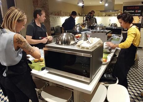 Le LG Neochef™ au cœur d’une battle entre blogueurs culinaires ! blogueurs culinaires et combiné LG Neochef™