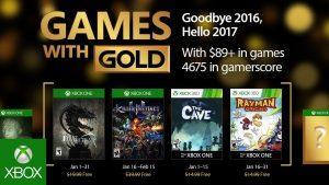 Games With Gold – les jeux de janvier 2017