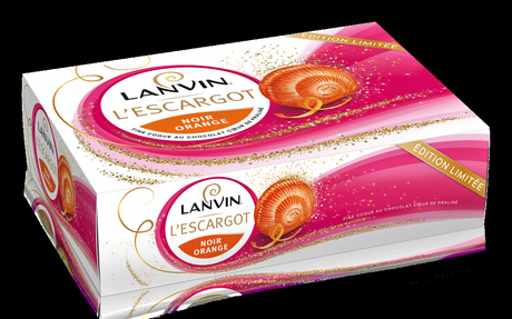 Chocolats Escargots LANVIN Noir Orange Edition limitée