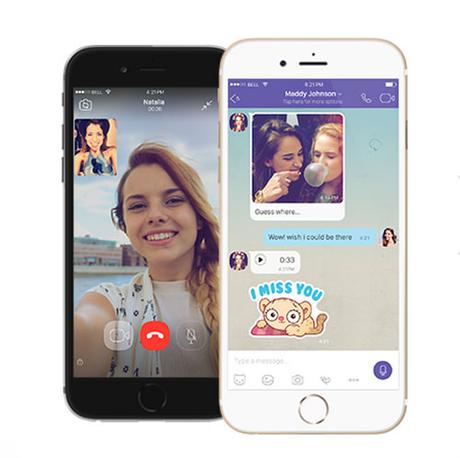 L'App de messagerie gratuite Viber fait sa MAJ sur iPhone  