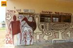 Festiv’art : peintures murales dans un lycée technique