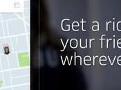 Uber vous permet maintenant géolocaliser amis